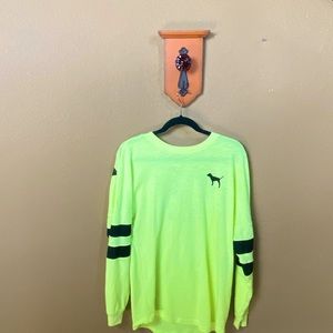 Pink Long sleeved pullover cotton Tee.